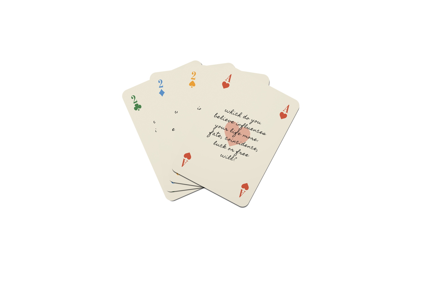 Playing Cards for Endless Conversations Summer Edition in English